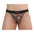 BURN - 002 JOCK SERPIENTE NEGRO M