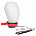 KINK - COLLAR CON CINTA ROJA 65 CM AJUSTABLE 36-43 CM X 5 CM