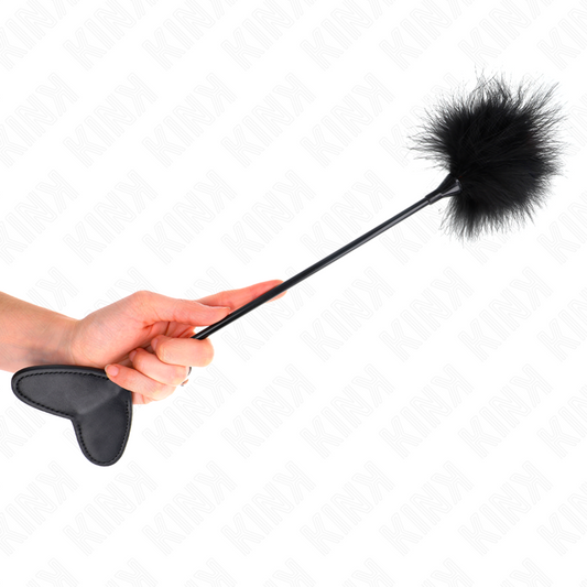 KINK - SOLLETICA PIUME CON PALETTA A CUORE 31 CM