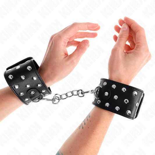 KINK - POLSIERE PUNK REGOLABILI 19-24 CM X 5,5 CM
