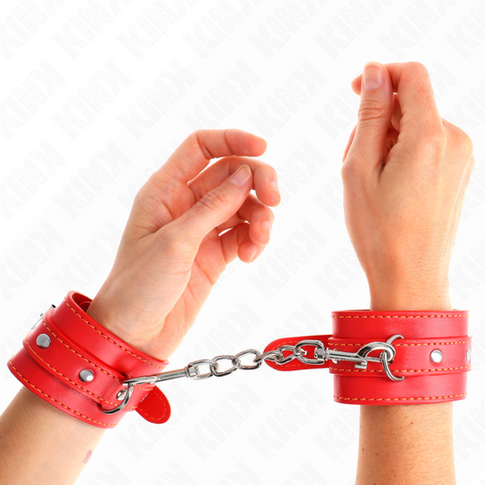 KINK - FERMAPOLSI SOTTILI ROSSI REGOLABILI 21-33 CM