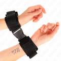 KINK - ATADURAS DE MUÑECA DE NYLON CON VELCRO ROJO-NEGRO MODELO 1 AJUSTABLES 25-35 CM X 6 CM