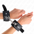 KINK - SUJETAMUÑECAS-HILERA REMACHE ÚNICO NEGRO AJUSTABLE 17-28 CM X 5 CM