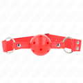 KINK - BAVAGLIO COMPLETO A SFERA RIGIDA RED HOLLOW 62 x 2 CM