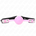 KINK - BAVAGLIO SFERICO LUMINOSO IN SILICONE 4 CM 60 x 2 CM