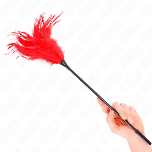 KINK - PIUME DA SOLLETICO ROSSE MULTIPLE 45 CM