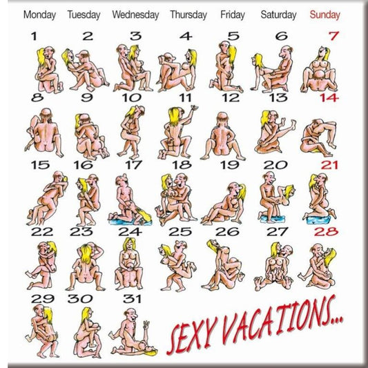 DIABLO PICANTE - CALENDARIO MAGNETICO KAMASUTRA