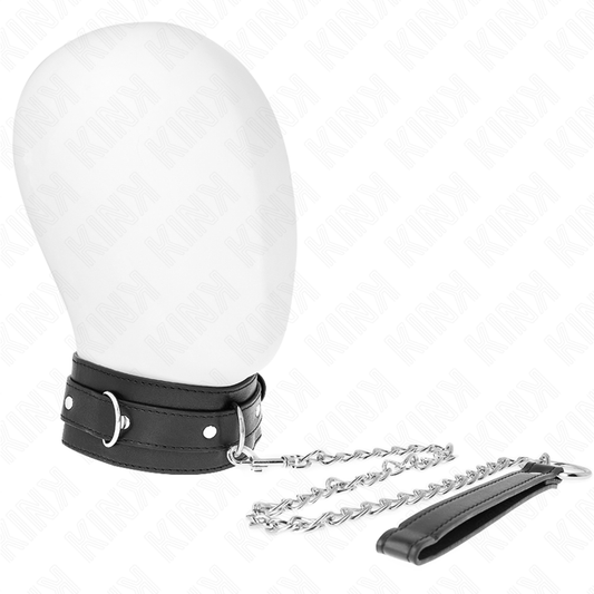 KINK - COLLARE CON CINTURA 65 CM CON CINGHIA NERA 54 X 4.5 CM