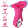 PRETTY LOVE - VIBRADOR ORAL CLYDE LENGUA VIBRATORIA 12 VIBRACIONES ROSA