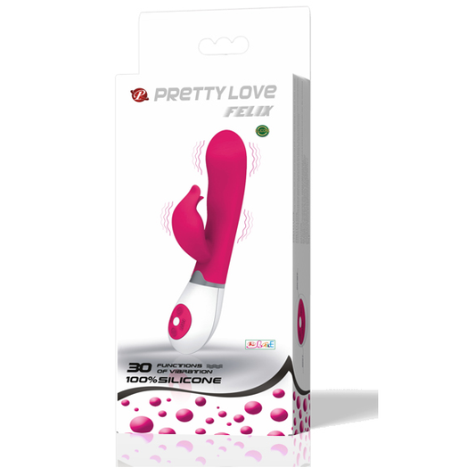 PRETTY LOVE - VIBRATORE DA FLIRT CON STIMOLATORE FELIX