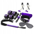 SECRETPLAY - SET BDSM 8PZ VIOLA/NERO