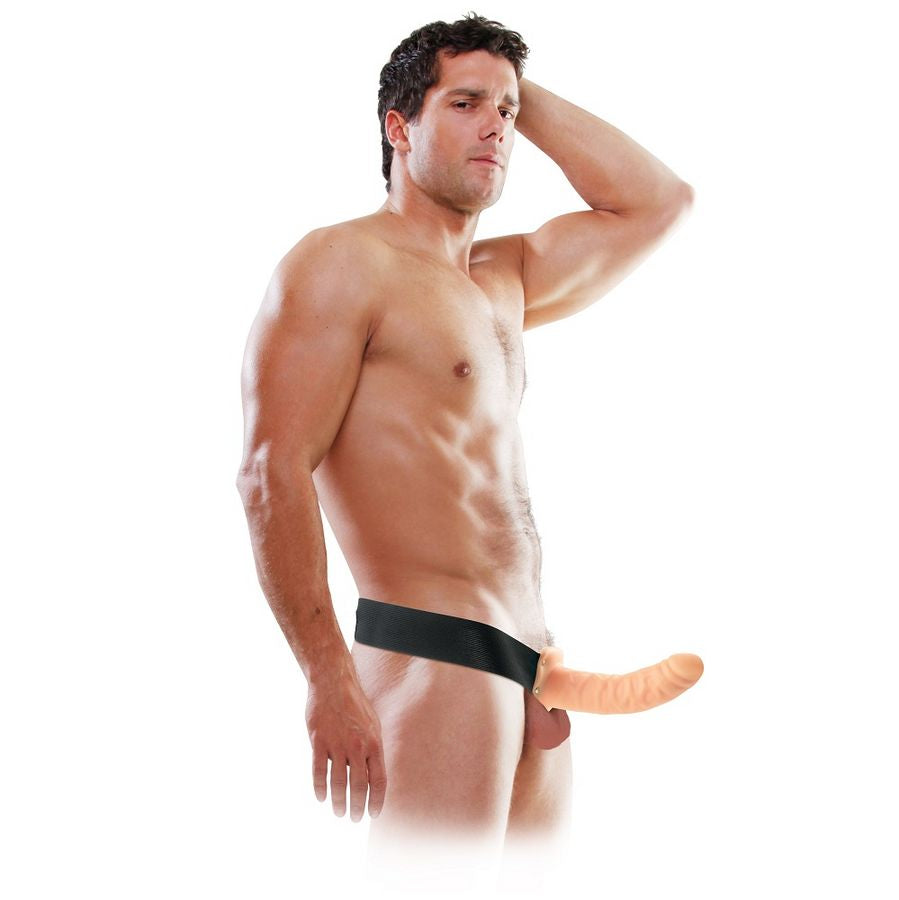 FETISH FANTASY SERIES - 19 CM HOLLOW STRAP-ON NATURAL FETISH FANTASY SERIES