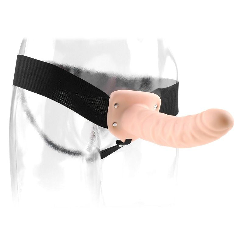 FETISH FANTASY SERIES - 19 CM HOLLOW STRAP-ON NATURAL FETISH FANTASY SERIES