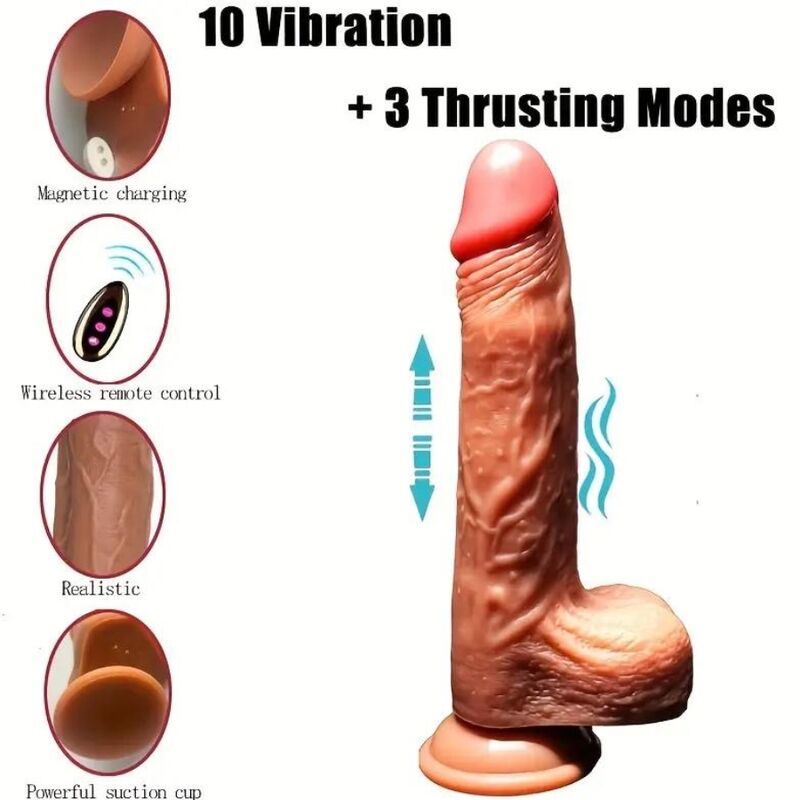 ARMONY - RECHARGEABLE VIBRATING REALISTIC DILDO ARMONY VIBRATORS