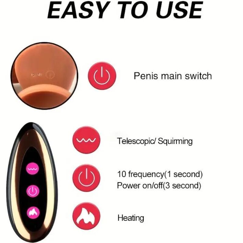 ARMONY - RECHARGEABLE VIBRATING REALISTIC DILDO ARMONY VIBRATORS