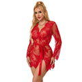 SUBBLIME - 953775 SOTTOVESTE IN PIZZO + PERIZOMA ROSSO S/M