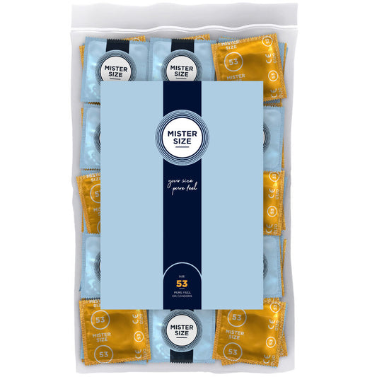MISTER SIZE - TALLA DE PRESERVATIVO M 53 MM (100 UNIDADES)