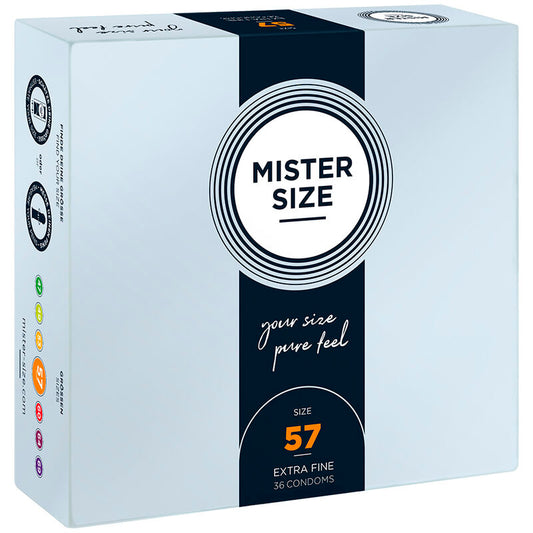 MISTER SIZE - TALLA DE PRESERVATIVO L 57 MM (36 UNIDADES)