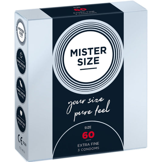 MISTER SIZE - PRESERVATIVI TAGLIA XL 60 MM (3 UNITÀ)