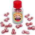DIABLO PICANTE - 12 CARAMELOS DE RISA CON FORMA DE PENE FRESA/CEREZA