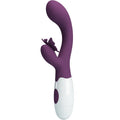 PRETTY LOVE - VIBRADOR RABBIT Y ESTIMULADOR DE PUNTO G MARIPOSA MORADO