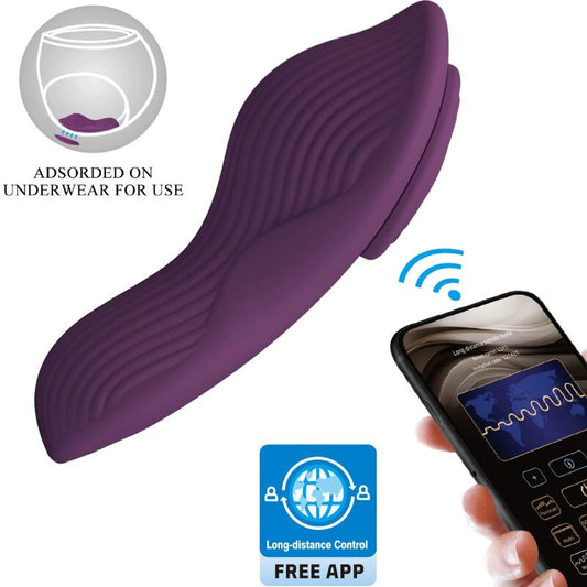 PRETTY LOVE - MANE MANE VIBRATORE CLITORIDEO 10 VIBRAZIONI CON TELECOMANDO VIOLA