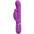 PRETTY LOVE - COALE VIBRATORE MULTIFUNZIONE CONIGLIO 4 IN 1 VIOLA