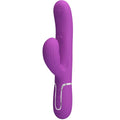 PRETTY LOVE - PERLITA VIBRADOR CONEJITO MULTIFUNCIÓN 3 EN 1 PÚRPURA