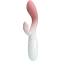 PRETTY LOVE - VIBRADOR PUNTO G BRIGHTY + ESTIMULADOR DE CLÍTORIS 30 VIBRACIONES ROSA