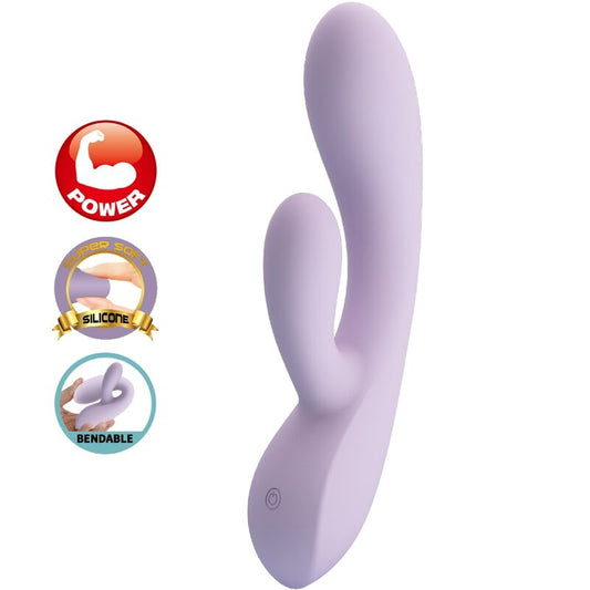 PRETTY LOVE - VIBRADOR ROSOLYN RABBIT 10 VIBRACIONES MORADO