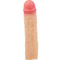 PRETTY LOVE - FUNDA PARA PENE DEREK CON EXTENSIÓN DE 7.6 CM COLOR CARNE