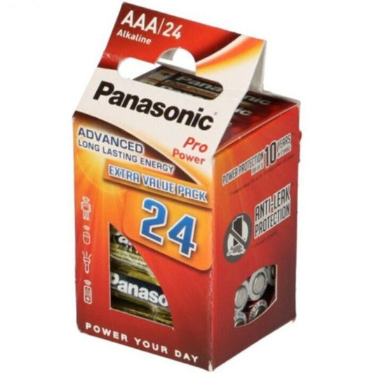 PANASONIC - PILA ALCALINA PRO POWER AAA LR03 PAQUETE*24