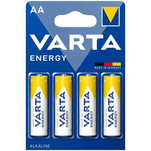 VARTA - PILA ALCALINA ENERGÍA AA LR6 BLÍSTER*4