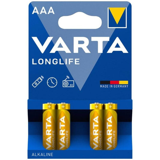 VARTA - PILA ALCALINA AAA LONGLIFE LR03 BLÍSTER*4