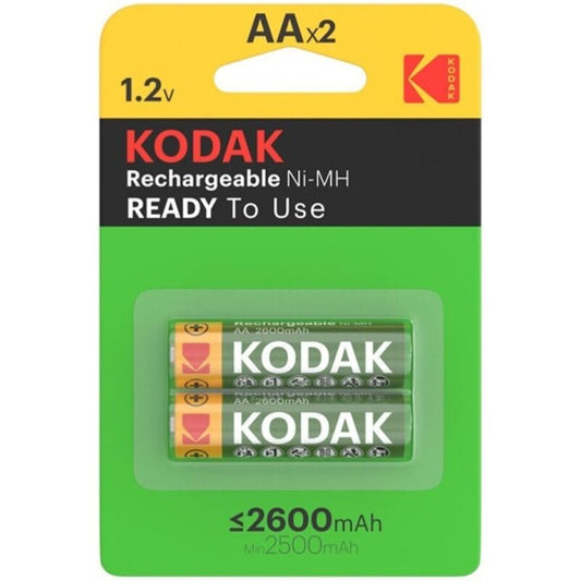 KODAK - HR6 AA 2600mAh PILA RECARGABLE BLÍSTER*2