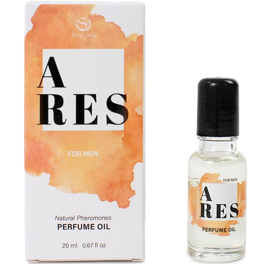 SECRETPLAY - PERFUME NATURAL ARES FEROMONAS EN ACEITE PARA HOMBRE 20 ML