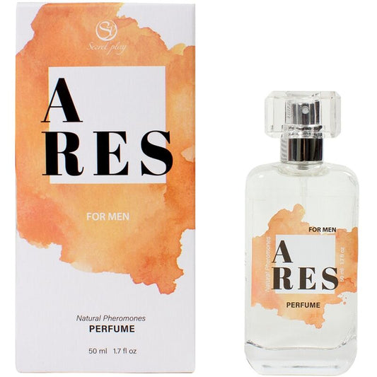SECRETPLAY - ARES PERFUME NATURAL CON FEROMONAS EN SPRAY PARA HOMBRE 50 ML