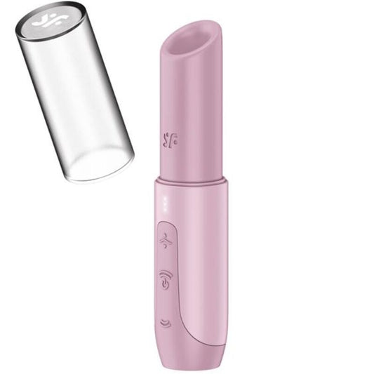 SATISFYER - STIMOLATORE CLITORIDEO SECRET KISS WAVE ROSA