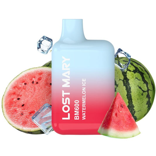 LOST MARY - SIGARETTA ELETTRONICA MONOUSO BM600 2% NICOTINA GUSTO WATERMELON ICE