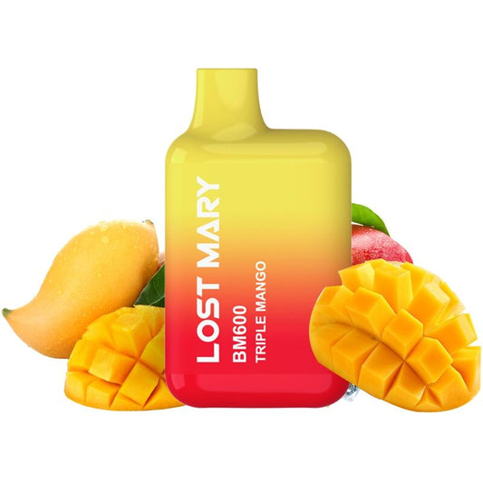 LOST MARY - BM600 VAPORIZZATORE ALLA NICOTINA 2% USA E GETTA TRIPLE MANGO