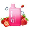 LOST MARY - VAPEADOR DESECHABLE BM600 DE NICOTINA AL 2% FRESA HELADA