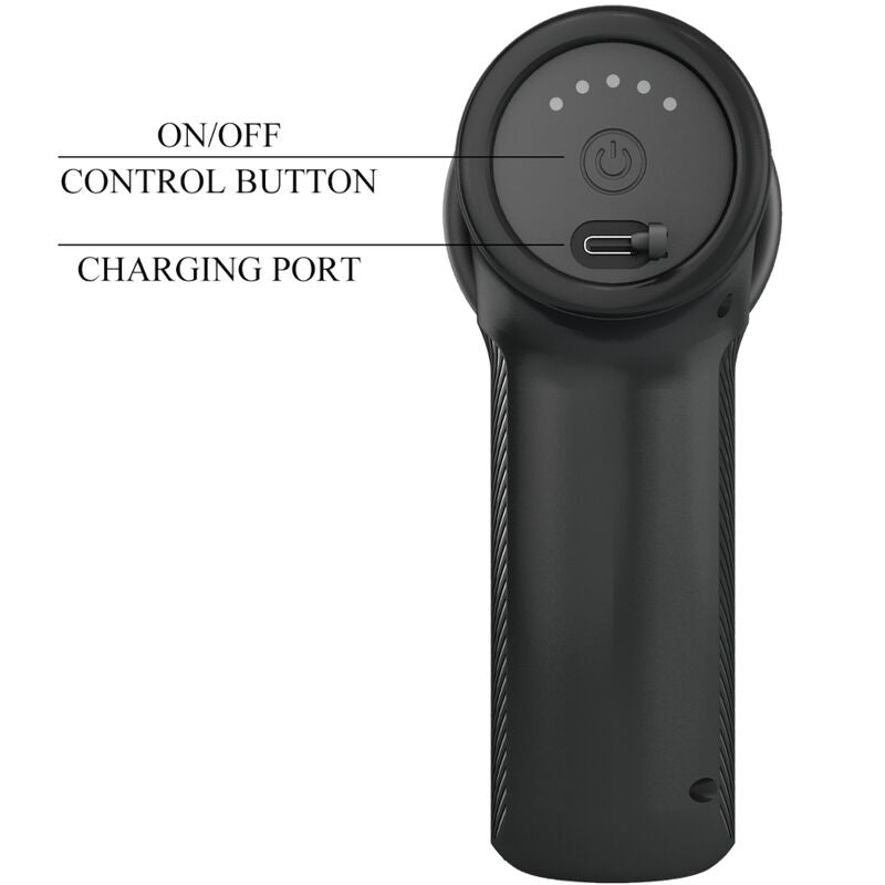 PRETTY LOVE - DJ DOCTOR MASSAGER 5 SETTINGS BLACK PRETTY LOVE C-TYPE