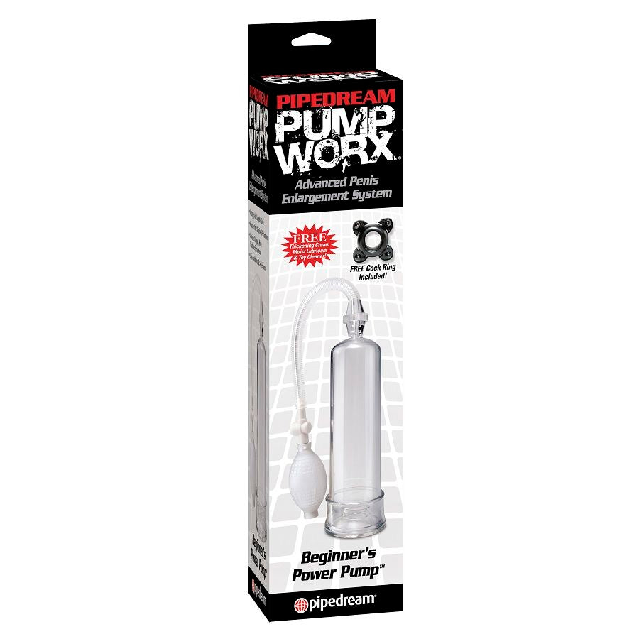 PUMP WORX - BEGINNERS POWER PUMP CLEAR - TRANSPARENT PUMP WORX