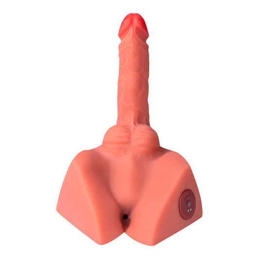 XISE - MICHAEL REALISTIC DILDO AND ANUS MASTURBATOR WITH THRUSTING 15 CM