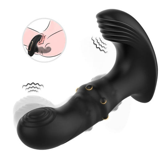 ARMONY - VIBRATORE ANALE PROSTATICO TELECOMANDATO NERO