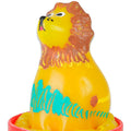CONDOMERIE - PRESERVATIVOS DIVERTIDOS PINTADOS A MANO LEÓN SENTADO
