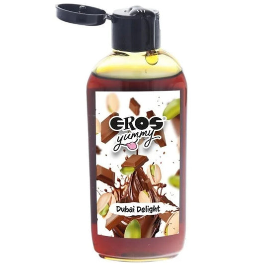 EROS - LUBRIFICANTE GUSTOSO DELIZIA DUBAI AL PISTACCHIO E CIOCCOLATO 100 ML