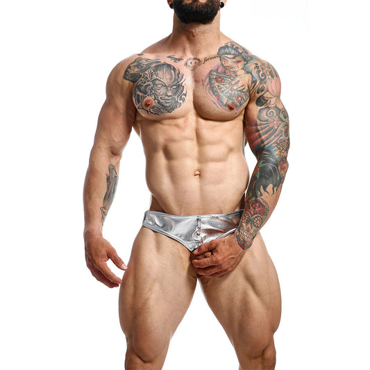 MOB - ANELLO PER PENE JOCKSTRAP ARGENTO TAGLIA UNICA