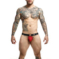 MOB - JOCKSTRAP ROSSO CON CATENE TAGLIA UNICA