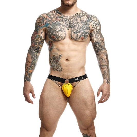 MOB - SUSPENSORIO AMARILLO DNGEON CON CADENAS TALLA ÚNICA
